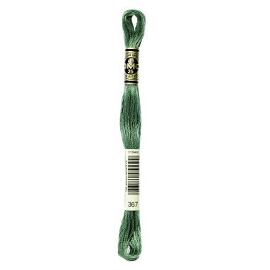 DMC 367 Six-Strand Floss – Dark Pistachio Green