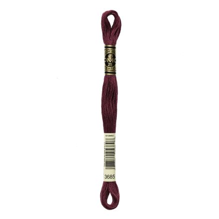 DMC 3685 Six-Strand Floss – Dark Mauve