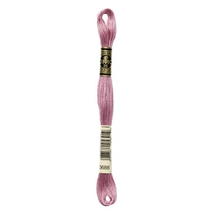 DMC 3688 Six-Strand Floss – Medium Mauve