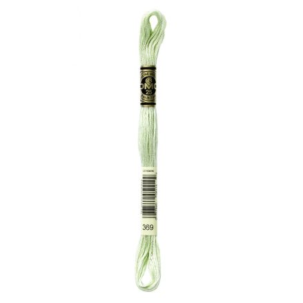 DMC 369 Six-Strand Floss – Very Light Pistachio Green