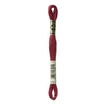 DMC 3721 Six-Strand Floss – Dark Shell Pink