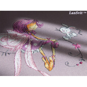 Cross Stitch Kit “In a Lilac Mood” LanSvit D-024