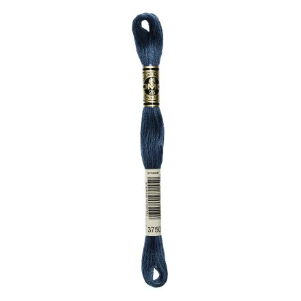 DMC 3750 Six-Strand Floss – Very Dark Antique Blue