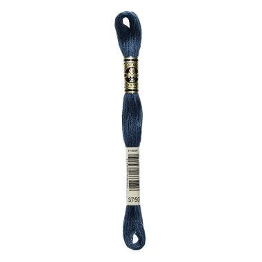 DMC 3750 Six-Strand Floss – Very Dark Antique Blue