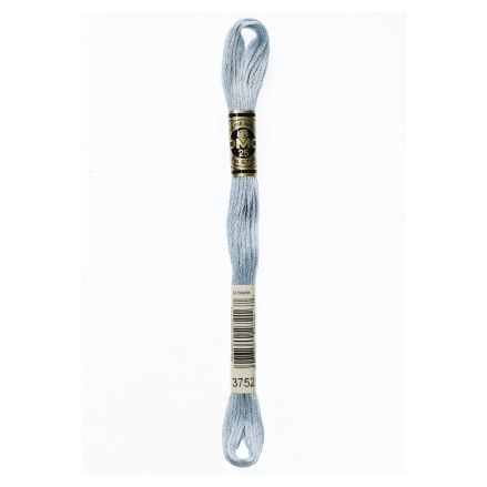 DMC 3752 Six-Strand Floss – Very Light Antique Blue