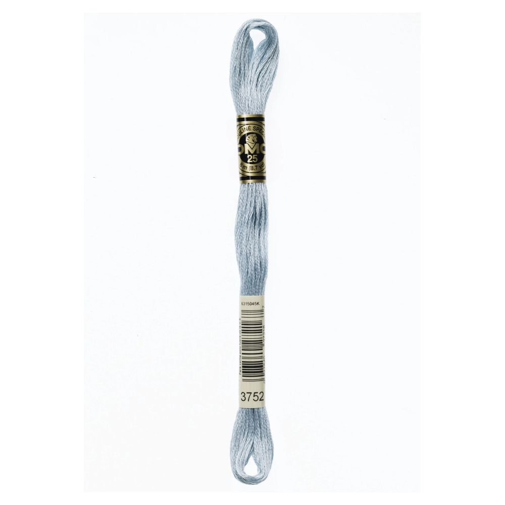 DMC 3752 Six-Strand Floss – Very Light Antique Blue DMC 3752 Six-Strand Floss – Very Light Antique Blue