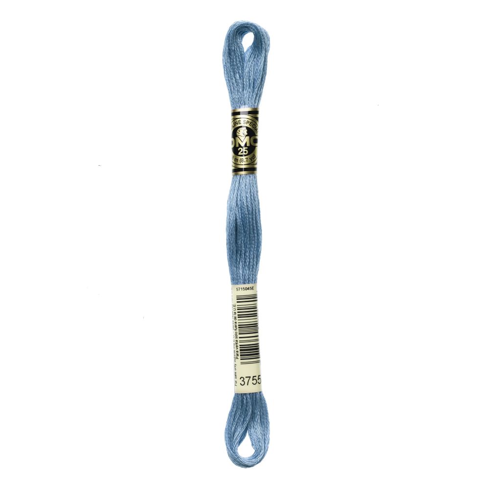 DMC 3755 Six-Strand Floss – Baby Blue DMC 3755 Six-Strand Floss – Baby Blue