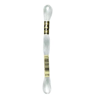 DMC 3756 Six-Strand Floss – Ultra Very Light Baby Blue