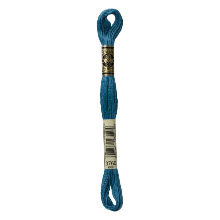 DMC 3760 Six-Strand Floss – Medium Wedgewood
