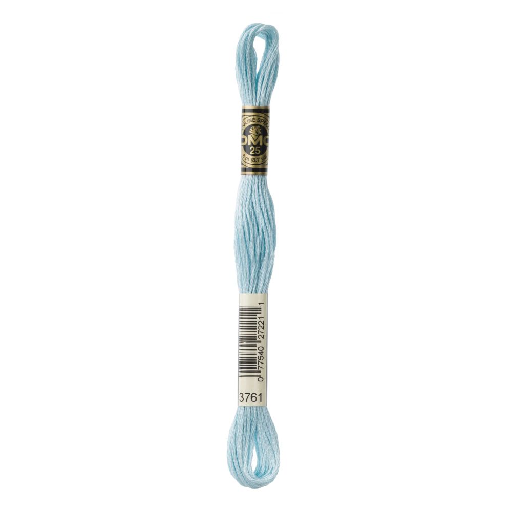 DMC 3761 Six-Strand Floss – Light Sky Blue DMC 3761 Six-Strand Floss – Light Sky Blue