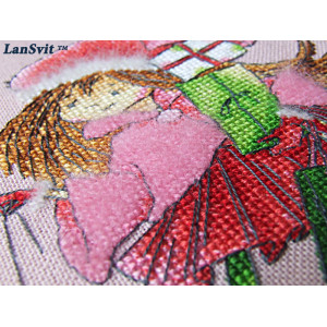 Cross Stitch Kit “Two Girlfriends Walking” LanSvit D-028