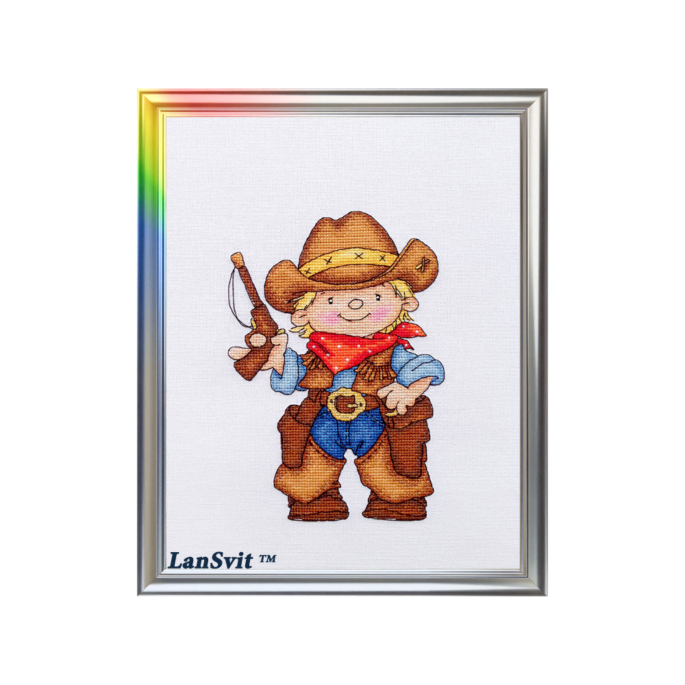 Cross Stitch Kit “Brave Sheriff” LanSvit D-034