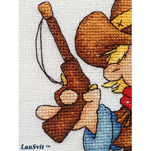 Cross Stitch Kit “Brave Sheriff” LanSvit D-034