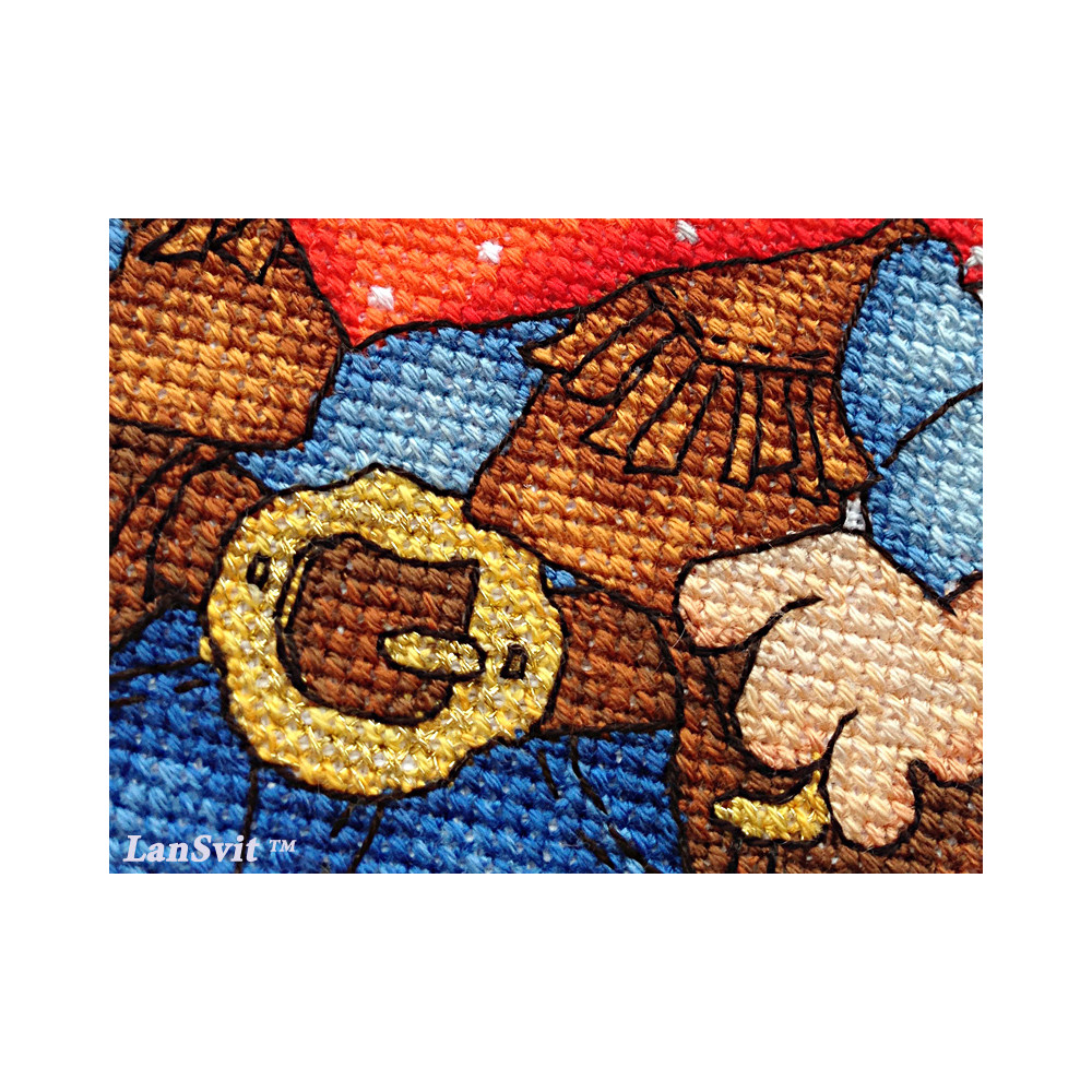 Cross Stitch Kit “Brave Sheriff” LanSvit D-034