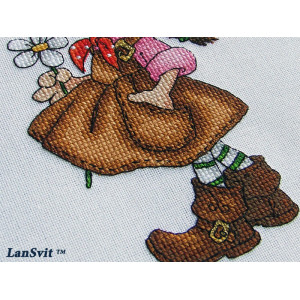 Cross Stitch Kit “The Prairie Flower” LanSvit D-041