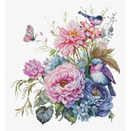 Cross Stitch Kit “The Birds-Summer” Luca-S B2422