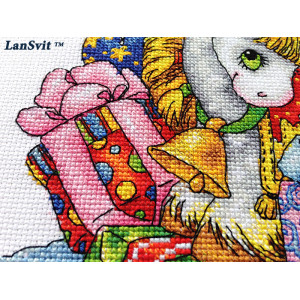 Cross Stitch Kit “The Snowgold Horse” LanSvit D-047