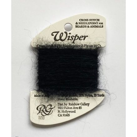 Wisper Black, Rainbow Gallery W99