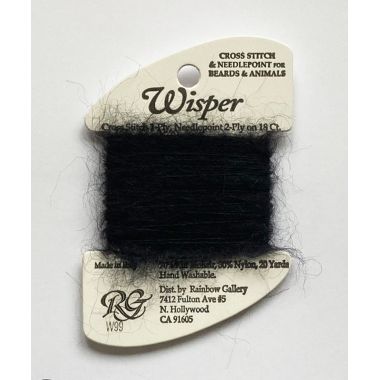 Wisper Black, Rainbow Gallery W99