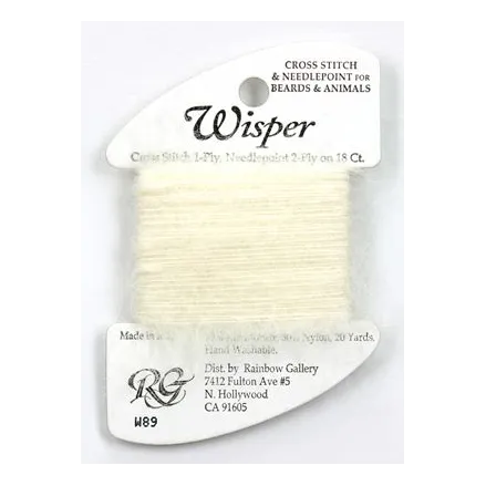 Wisper Ecru, Rainbow Gallery W89