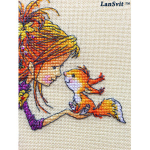 Cross Stitch Kit “In an Autumn Mood” LanSvit D-051