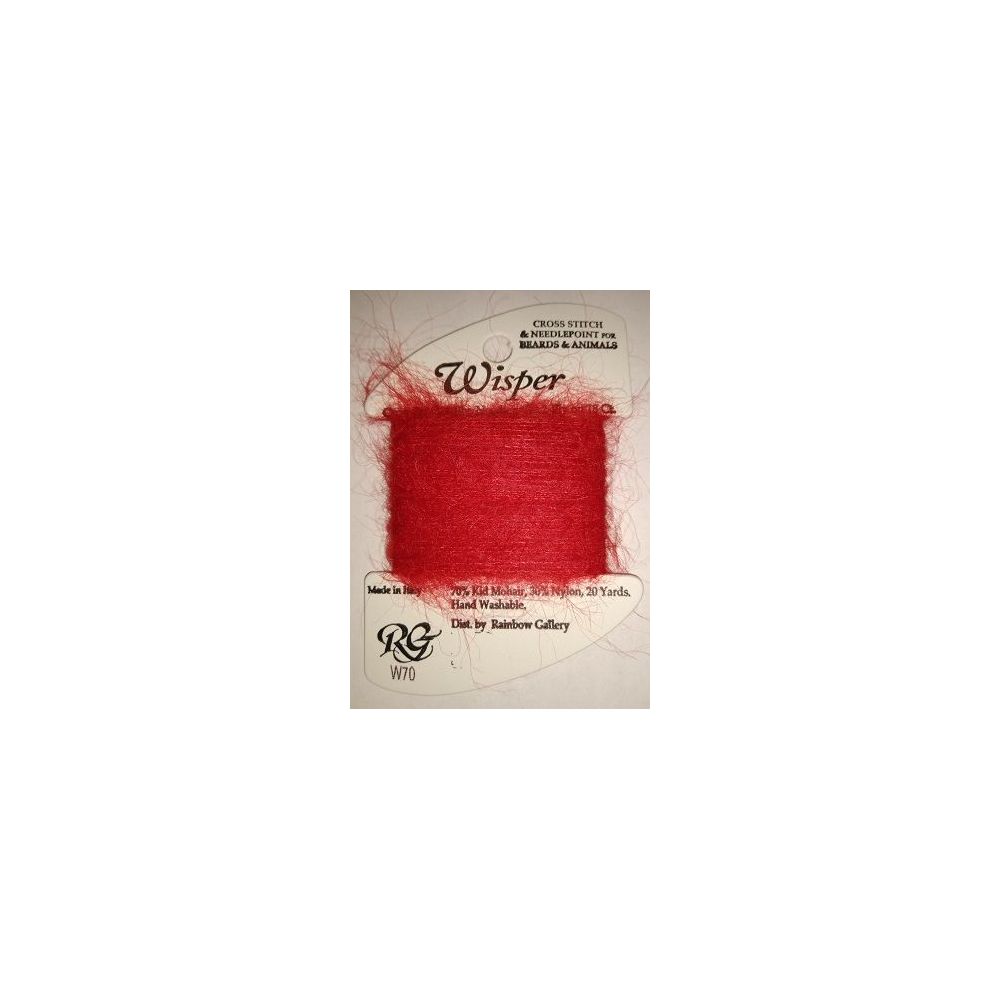 Wisper Red, Rainbow Gallery W70