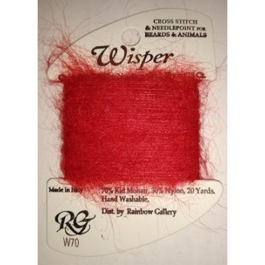Wisper Red, Rainbow Gallery W70