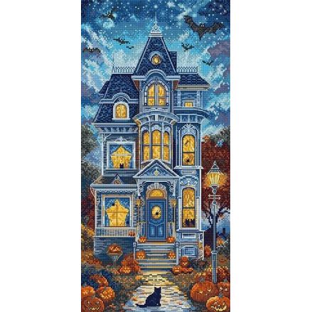 Letistitch Cross Stitch Kit – L9945 Haunt Manor with 49 Colors