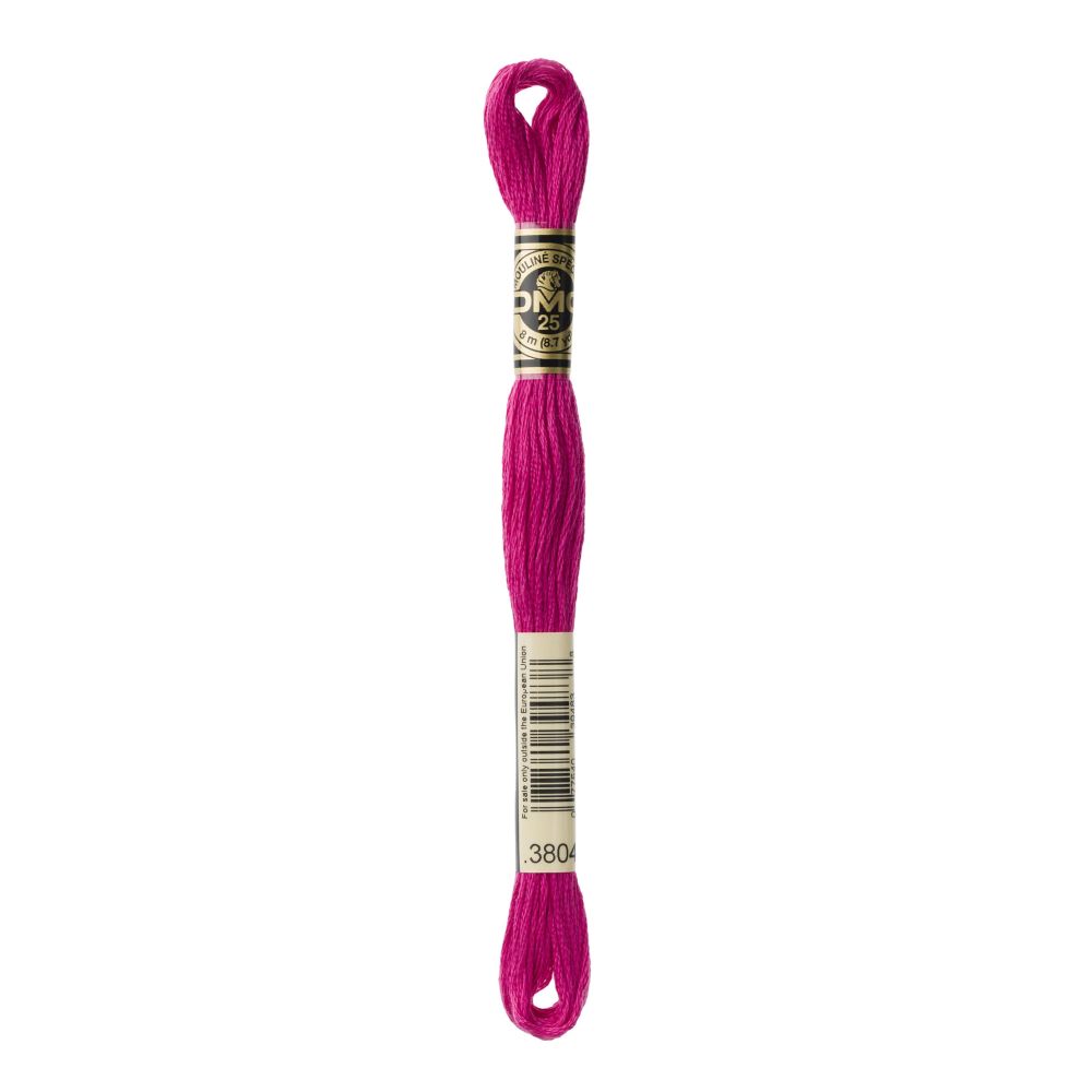 DMC 3804 Six-Strand Floss – Dark Cyclamen Pink DMC 3804 Six-Strand Floss – Dark Cyclamen Pink
