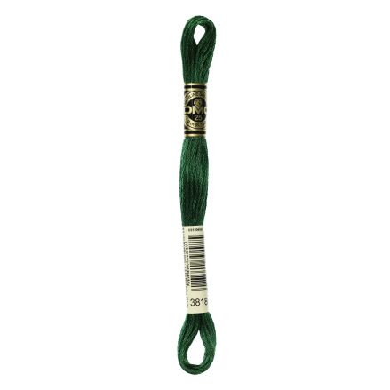 DMC 3818 Six-Strand Floss – Ultra Very Dark Emerald Green