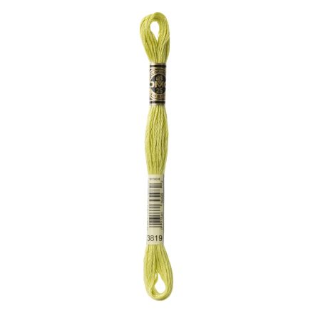 DMC 3819 Six-Strand Floss – Light Moss Green