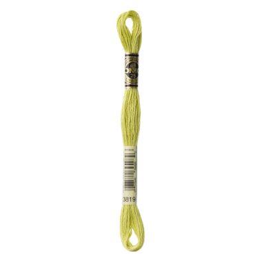 DMC 3819 Six-Strand Floss – Light Moss Green