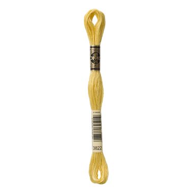 DMC 3822 Six-Strand Floss – Light Straw