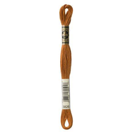 DMC 3826 Six-Strand Floss – Golden Brown
