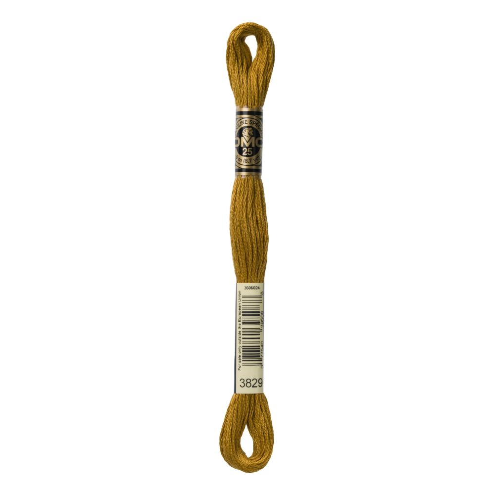 DMC 3829 Six-Strand Floss – Very Dark Old Gold DMC 3829 Six-Strand Floss – Very Dark Old Gold