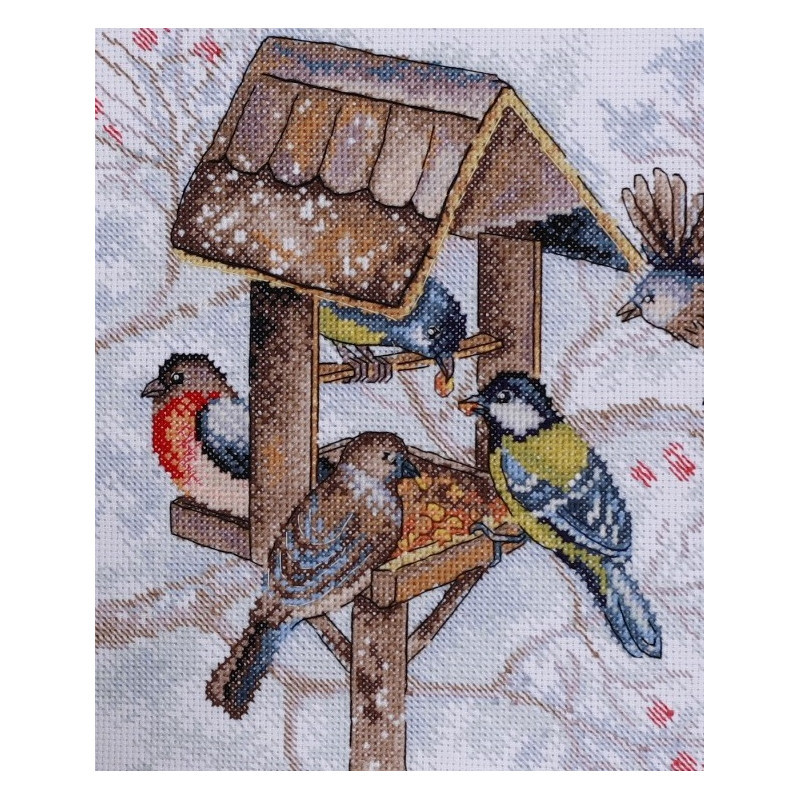 Cross Stitch kit, Bird Feed, IRIS Design, 04621