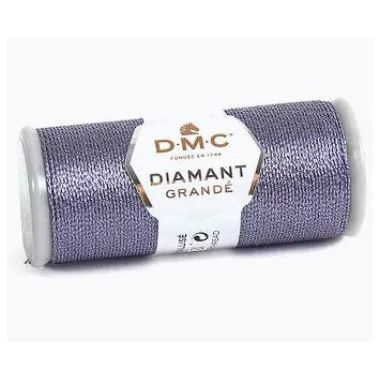 Metallic threads Diamant Grande Anthracite grey, G317, DMC