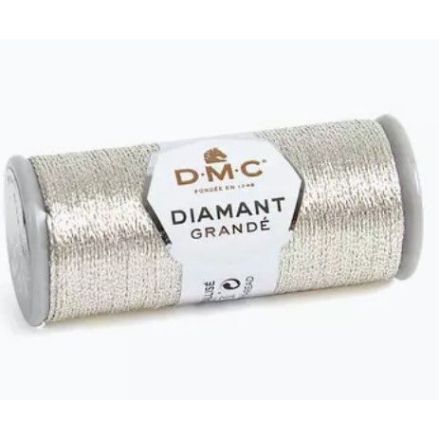 Metallic threads Diamant Grande light silver, G168, DMC