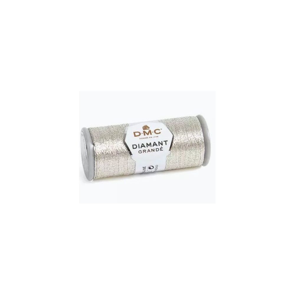 Metallic threads Diamant Grande light silver, G168, DMC