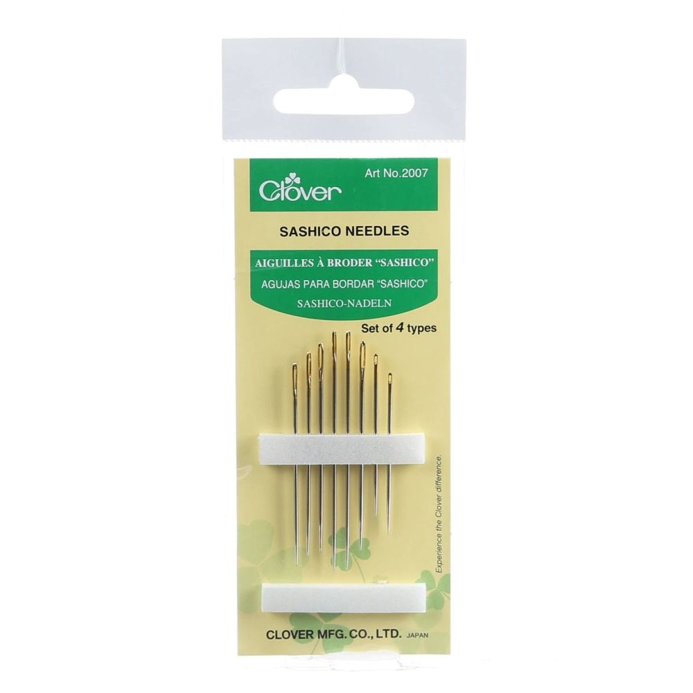 Clover Sashiko Needles 2007 – 8 pcs, Assorted