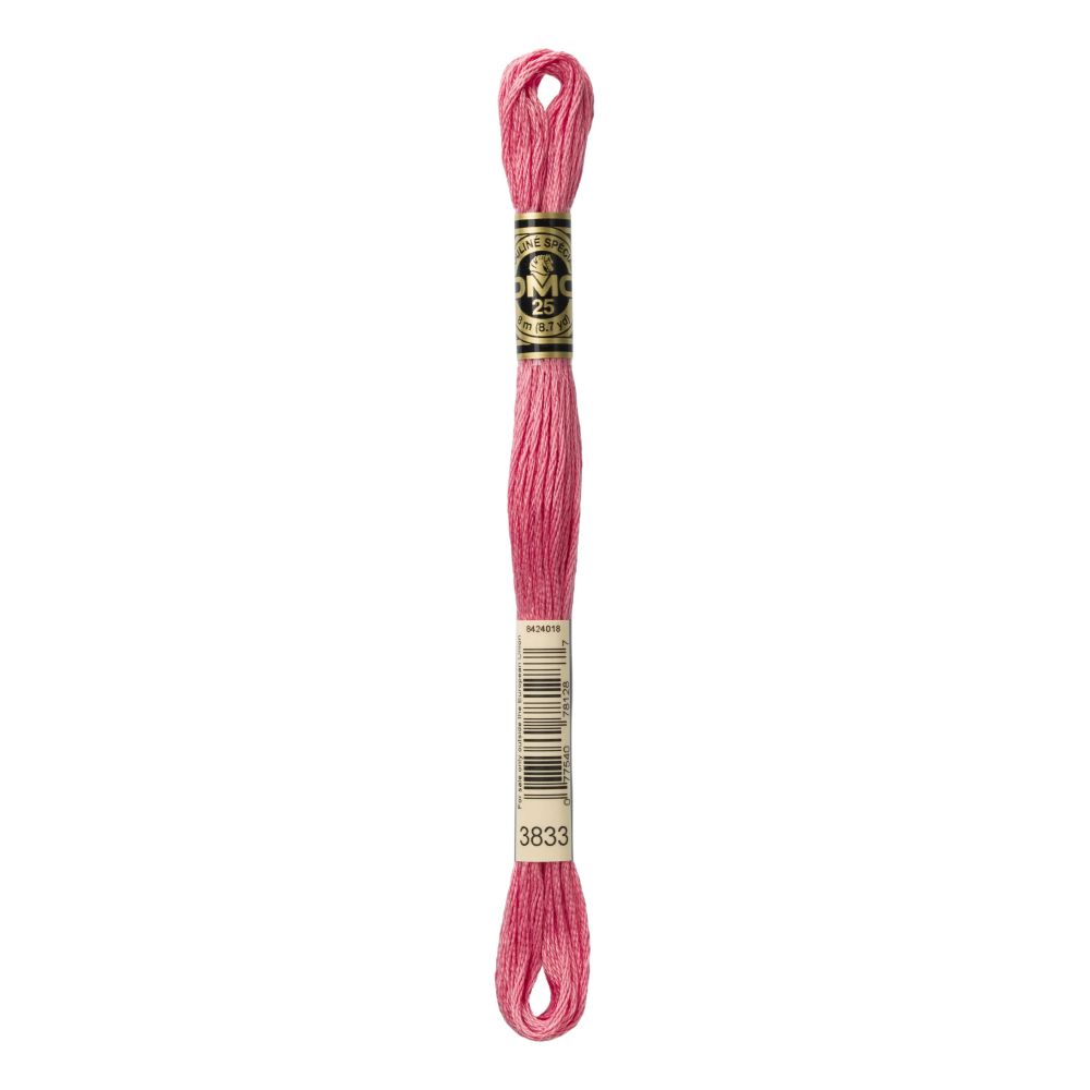 DMC 3833 Six-Strand Floss – Light Raspberry DMC 3833 Six-Strand Floss – Light Raspberry