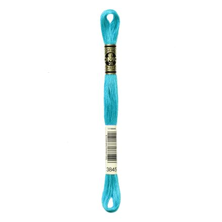 DMC 3845 Six-Strand Floss – Medium Bright Turquoise