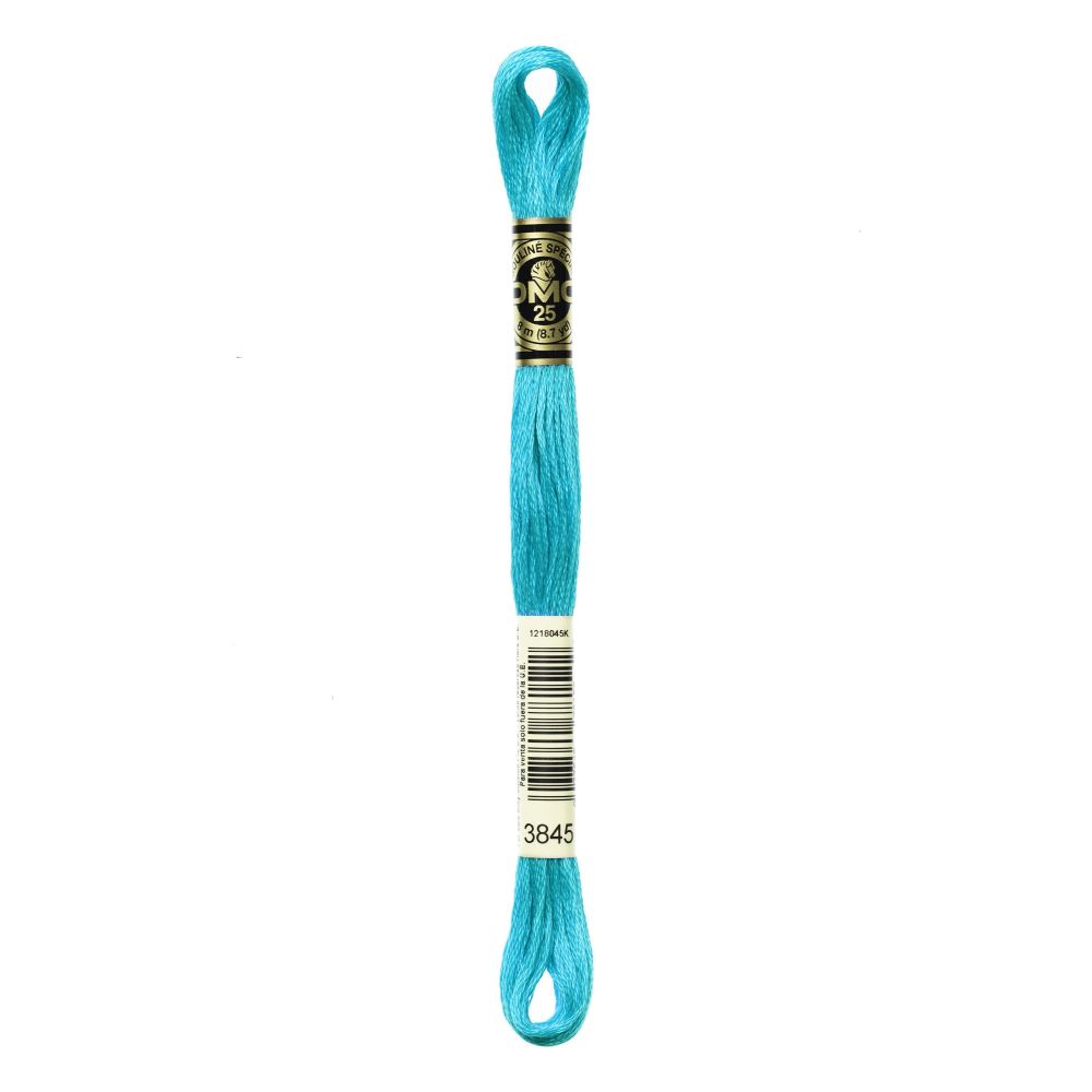 DMC 3845 Six-Strand Floss – Medium Bright Turquoise