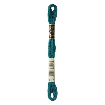 DMC 3847 Six-Strand Floss – Dark Teal Green