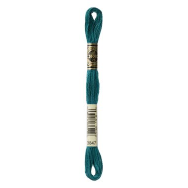 DMC 3847 Six-Strand Floss – Dark Teal Green