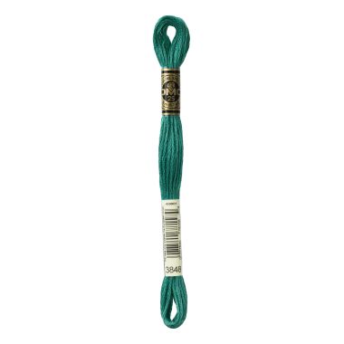 DMC 3848 Six-Strand Floss – Medium Teal Green