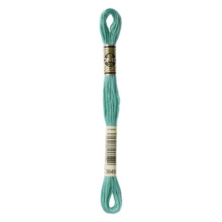 DMC 3849 Six-Strand Floss – Light Teal Green