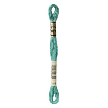 DMC 3849 Six-Strand Floss – Light Teal Green