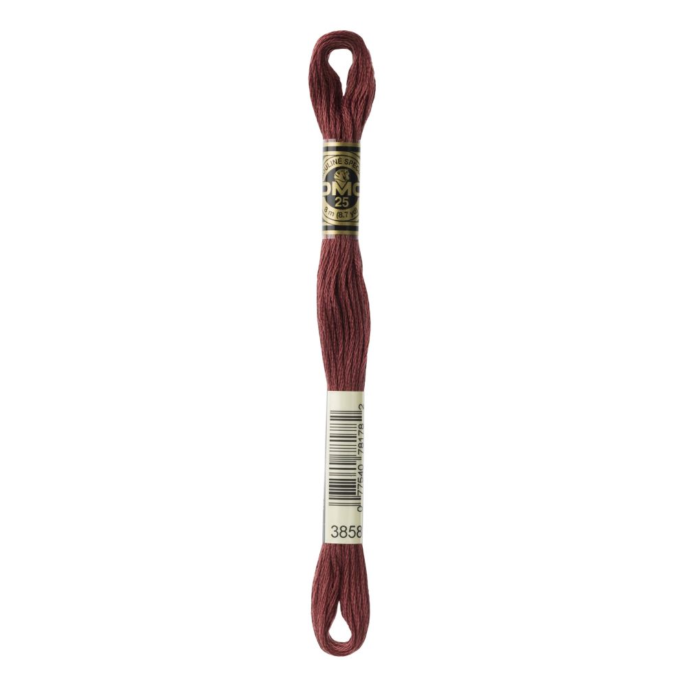 DMC 3858 Six-Strand Floss – Medium Rosewood DMC 3858 Six-Strand Floss – Medium Rosewood