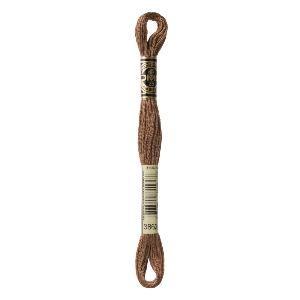 DMC 3862 Six-Strand Floss – Dark Mocha Beige
